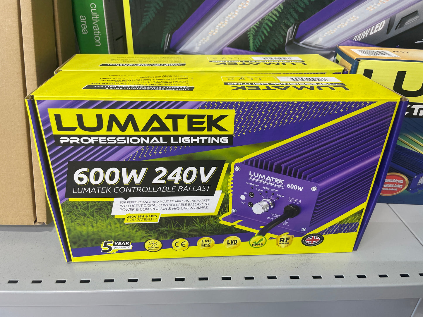 Balastro regulable Lumatek 240V 600Watt