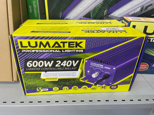 Lumatek dimmbares Vorschaltgerät 240V 600Watt