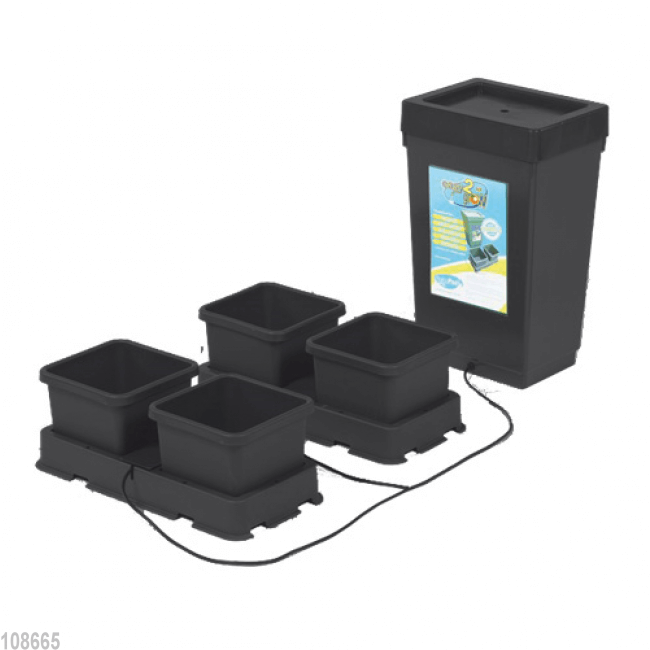 Kit AutoPot easy2grow 4 | 4 macetas de 8,5 l | incluyendo tanque de 47l